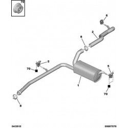 SILENCIEUX+TUBE CITROEN JUMPY